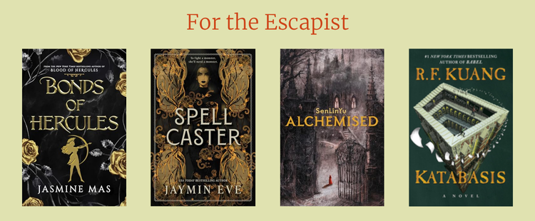 Books for the escapist